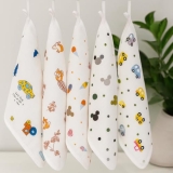 Mini Wonders Muslin Face Towels Set of 5 | Soft Cotton Baby Towels for Daily Use | Washcloths for Newborns & Infants | Skin-Friendly & Reusable