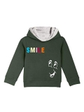 Naughty Ninos Unisex Cotton Hooded Neck Hoodie (New0119Tst-910_Green_9 Years-10 Years)