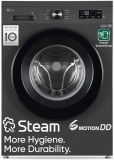 LG 7 Kg, 5 Star, DD Technology, Steam Wash, 6 Motion DD, Fully-Automatic Front Load Washing Machine (FHB1207Z2M, Allergy Care, In-Built Heater, Touch Panel, Middle Black)
