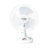 Crompton HISPEED Gale Classic 400 mm Table Fan | Superior Air Delivery | Smooth Oscillation | Easy neck tilt mechanism |2 Year Warranty | KD White