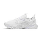 PUMA | Retaliate 3 Running Shoes | White-Feather Gray-Black | 4UK