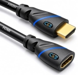 C & E 12 Feet [PACK OF-3] HDMI Extension Cable 4K HDMI Extender Male to Female Compatible with Various Devices – 3.7 Meter