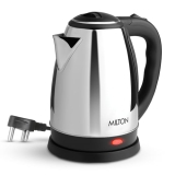 Milton Appliances Go Electric Kettle 1.8 Litre I 3X Protection – Dry Boil, Auto Shut Off, Overheat I 1350 Watt I Super Fast Boiling I Stainless Steel I 360° Power Base I 1 Year Warranty