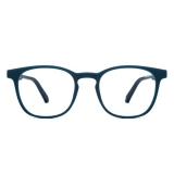 Lenskart Blu Hustlr | Peyush Bansal Glasses For Eye Protection From Digital Screens | Computer Glasses With Blue Cut & Uv Protection | Lightweight Specs With Zero Power | Medium | Navy