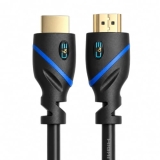 C&E Latest Technology 4K HD HDMI Cable 30 AWG (12ft) High Speed 3D Full HD 1080p Support (3.6 Meters) Compatible HD TV, Blu-ray, Xbox, PS4/3, PC, Fire TV- Black (2 Pack) CNE33241