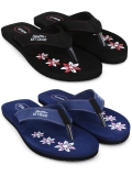 WALKUM Women Slippers(Multicolor , 7)