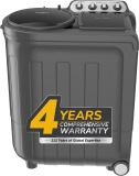 Whirlpool 8.5 kg 5 Star with Auto Restart, End of Cycle Buzzer, Lint Filter and Collar Scrubber Semi Automatic Top Load Washing Machine Grey(MAGIC CLEAN 8.5 GREY DAZZLE (10YR)-N)