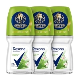 Rexona Matcha Tea & Vanilla Antiperspirant Roll-On | for Women | 72H Odour Protection | Limited Edition Pack – ICC Women’s Cricket World Cup India 2025 |50 ML (Pack of 3)