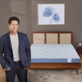 Livpure Smart Lumbar HR Foam Mattress| 3D Sleeptech Zones | Advanced Support with CNC Tech| High GSM Certified Washable Fabric Removable Cover with Zipper| King Bed (78x72x4) inch, 5 Years Warranty
