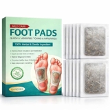 Foot patch (10 pcs) Herbal And Gentle Ingredient Detox Toxin Removal with Bamboo Vinegar and Acupoint Micro-Massage Technology,Natural Ingredients for Sleep Aid, Pain Relief,gel foot pads,Foot patch