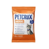 Petcrux Dry Adult Cat Food, Mackerel Fish Flavor, with Omega 3 & 6 and Taurine, Complete & Balanced Nutrition for Adult Cats, Trial Pack 50 g