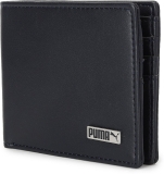 PUMA Men Blue Artificial Leather Wallet(6 Card Slots)