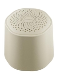 HAMMER Drop Go Portable Indoor Bluetooth Speaker | 5W RMS Output | Bluetooth 6.0 | Up to 32H Playtime | Twin Pairing | Made in India | Type-C Fast Charging | Built-in Mic | TF Card, USB Support- Beige