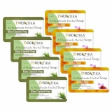 Drontika Wild & Pure Handmade Assorted Bath Soap Saffron & Khus Glycerin Combo Of Fresh Bathing Bar (Pack Of 8) Each 125gm