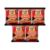 WickedGud Korean Instant Noodles | Fiery 2X Spicy | Whole Wheat | No Palm Oil | 67 g Each (Pack of 5)