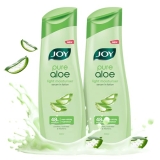 Joy Pure Aloe Light Moisturising Body Lotion 300ml x 2 | 48 Hour Moisture | Soothes, Hydrates & Freshens | Ideal for Summers | For All Skin Types | Lightweight, Non Sticky & Non Greasy