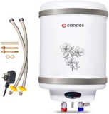 Candes 15 L Storage Water Geyser (Perfecto, White Grey)