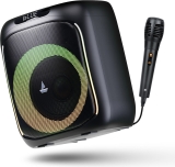 boAt PartyPal 185 with Signature Sound & Up to 6 hrs Playtime 50 W Bluetooth Party Speaker(Midnight Black, Mono Channel)