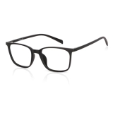 LENSKART BLU | Zero Power Blue Cut Computer Glasses | Anti Glare, Lightweight & Blocks Harmful Rays | UV Protection Specs | Men & Women | Medium | LB E13526