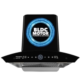 Crompton QuietPro Plus BLDC 1600m3/hr 60cm Curved Chimney| Filterless Intelligent Autoclean| Smart On| Touch+ Motion Sensor Control| 10Yrs Motor & 2Yrs Overall Warranty (CHD-QPPC60FLE-IND)