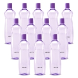 MILTON Pacific 1000 Pet Water Bottles, 1 Litre Each, Set of 12, Purple | BPA Free | Leak Proof | Office| Gym | Home | Kitchen | Travel | Hiking | Treking | Reusable