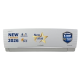 Lloyd 1.5 Ton 3 Star Inverter Split AC, 2026 New Star Rated (6 in 1 Convertible, Cools Up To 54°C, Turbo Cool, Installation Check, Clean Filter Indication, 100% Copper, White, GLS18I3AGGSC)